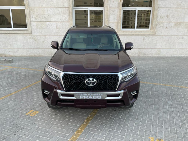 Toyota LAND CRUISER PRADO 2012  Maroon LHD Petrol AT SUV 4WD view 4