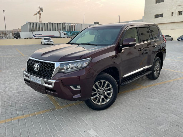 Toyota LAND CRUISER PRADO 2012  Maroon LHD Petrol AT SUV 4WD view 6