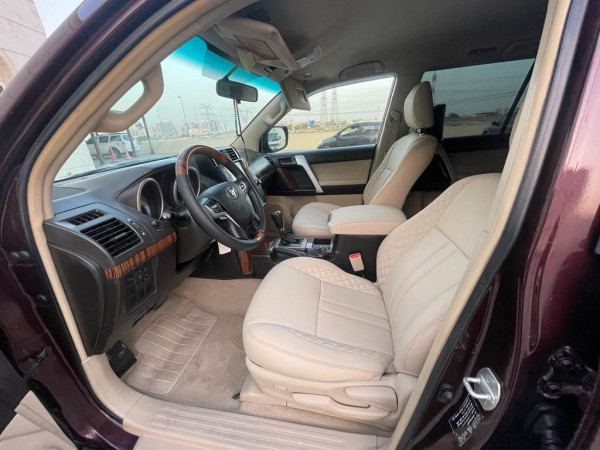 Toyota LAND CRUISER PRADO 2012  Maroon LHD Petrol AT SUV 4WD view 7