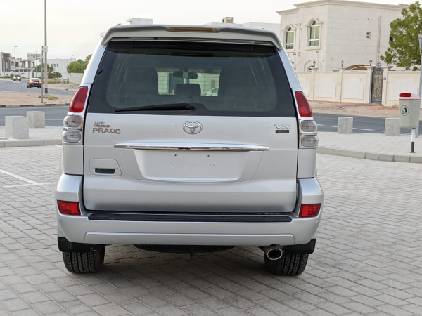 Toyota LAND CRUISER PRADO 2007  Silver LHD Petrol AT SUV 4WD view 16