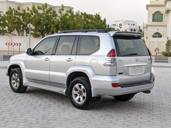 Toyota LAND CRUISER PRADO 2007  Silver LHD Petrol AT SUV 4WD view 18