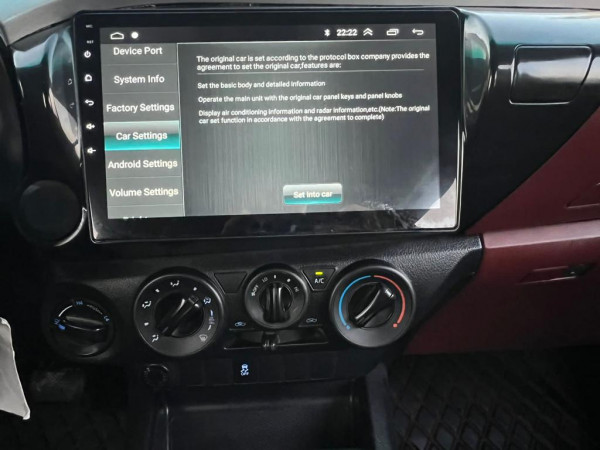 Toyota Hilux 2018  Black LHD Petrol AT Pickup 4WD view 3