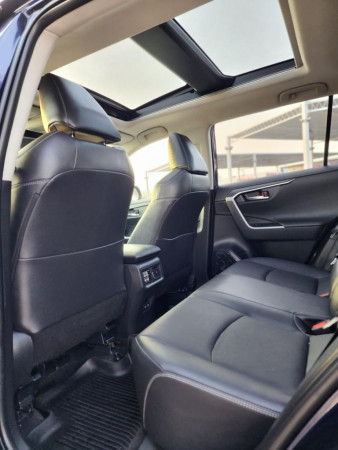 Toyota RAV 4 2020  Blue LHD Petrol AT SUV Crossover 4WD view 2