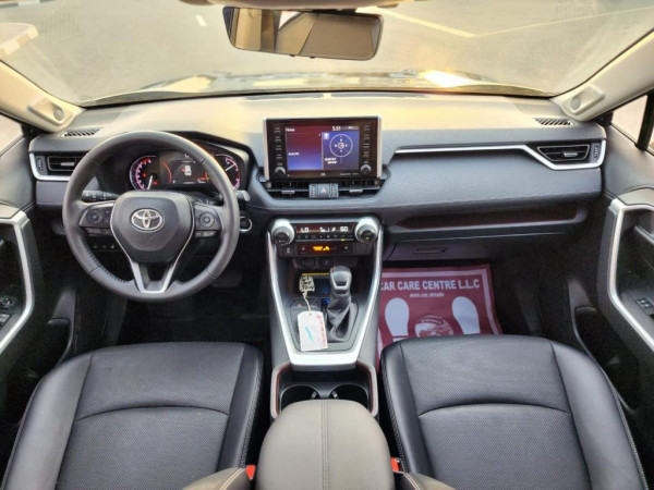 Toyota RAV 4 2020  Blue LHD Petrol AT SUV Crossover 4WD view 3