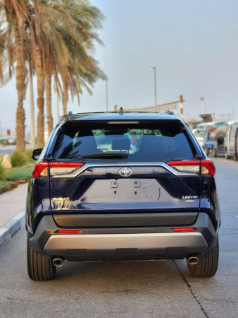Toyota RAV 4 2020  Blue LHD Petrol AT SUV Crossover 4WD view 4