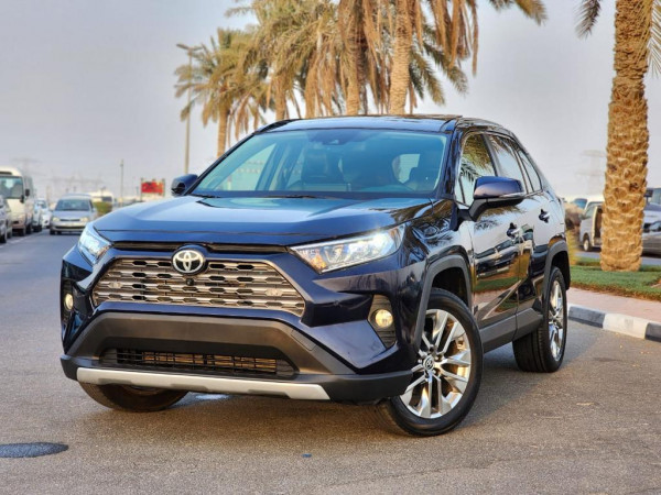 Toyota RAV 4 2020  Blue LHD Petrol AT SUV Crossover 4WD view 11
