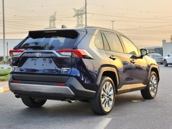 Toyota RAV 4 2020  Blue LHD Petrol AT SUV Crossover 4WD view 14