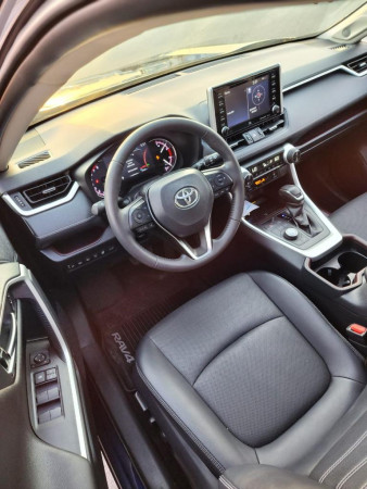 Toyota RAV 4 2020  Blue LHD Petrol AT SUV Crossover 4WD view 17