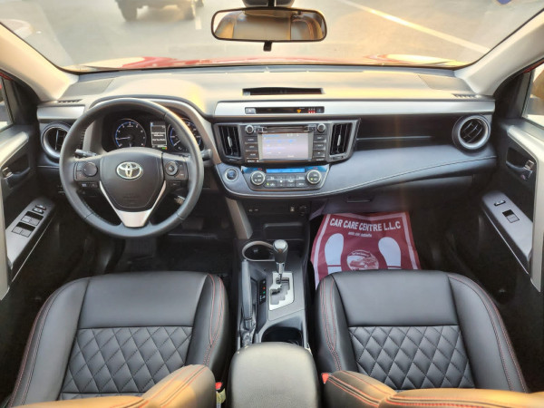 Toyota RAV 4 2017  Red LHD Petrol AT SUV 4WD view 2