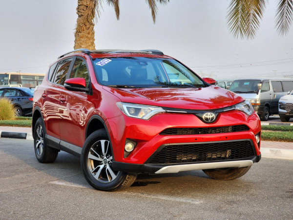 Toyota RAV 4 2017  Red LHD Petrol AT SUV 4WD view 10