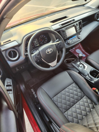 Toyota RAV 4 2017  Red LHD Petrol AT SUV 4WD view 16