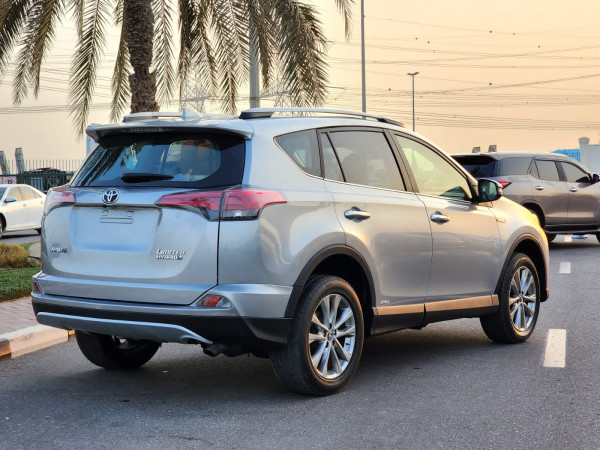 Toyota RAV 4 2017  Silver LHD Hybrid AT SUV 4WD view 12