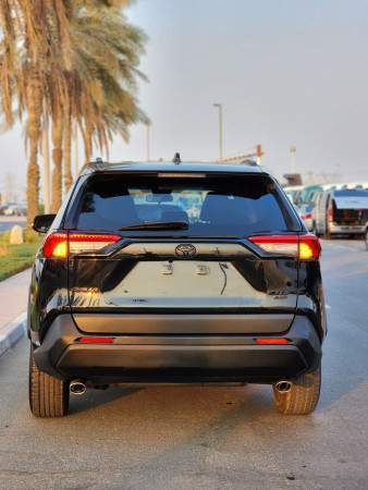 Toyota RAV 4 2020  Black LHD Petrol AT SUV Crossover 4WD view 2