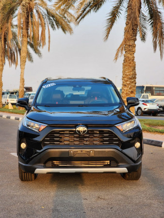 Toyota RAV 4 2020  Black LHD Petrol AT SUV Crossover 4WD view 11