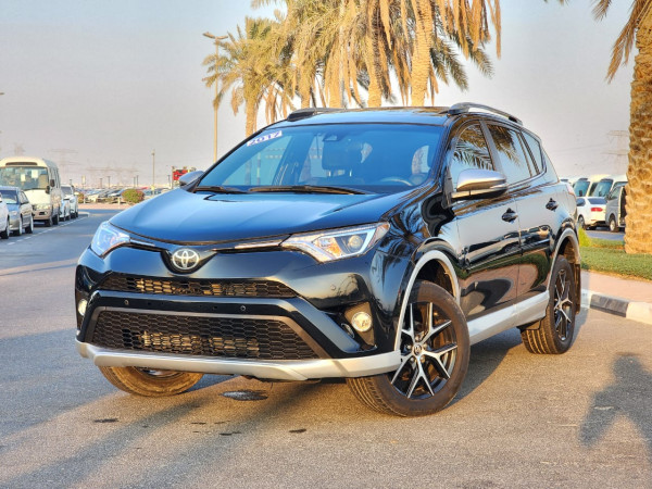 Toyota RAV 4 2017  Black LHD Petrol AT SUV Crossover 2WD view 16
