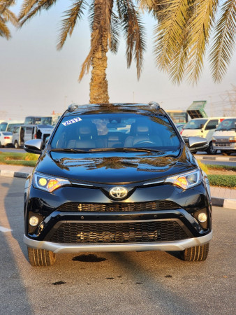Toyota RAV 4 2017  Black LHD Petrol AT SUV Crossover 2WD view 18