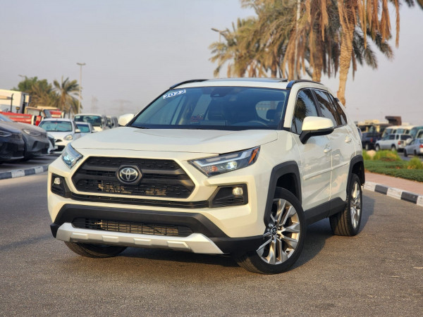 Toyota RAV 4 2022  White LHD Petrol AT SUV Crossover 2WD view 5