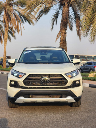 Toyota RAV 4 2022  White LHD Petrol AT SUV Crossover 2WD view 13