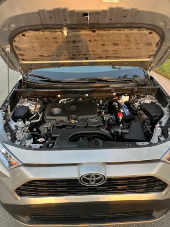 Toyota RAV 4 2020  Silver LHD Petrol AT SUV Crossover 2WD view 12