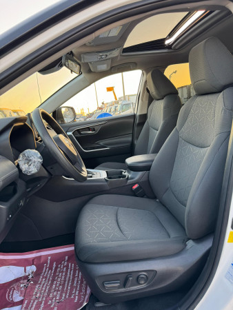 Toyota RAV 4 2021  White LHD Hybrid AT SUV Crossover 4WD view 2