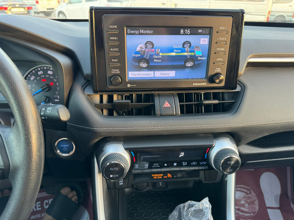 Toyota RAV 4 2021  White LHD Hybrid AT SUV Crossover 4WD view 7