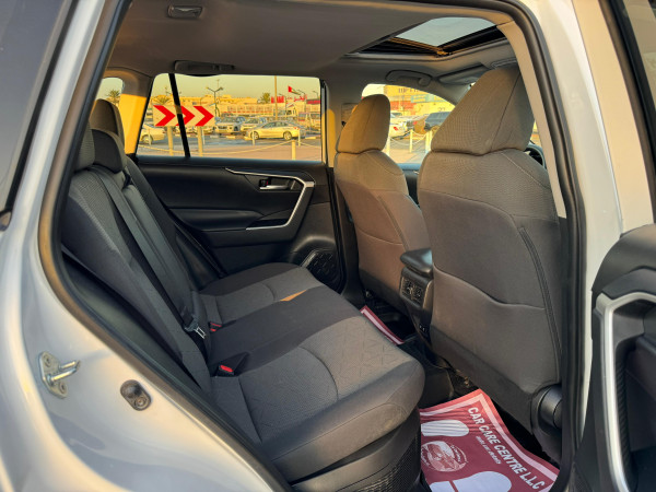 Toyota RAV 4 2021  White LHD Hybrid AT SUV Crossover 4WD view 19