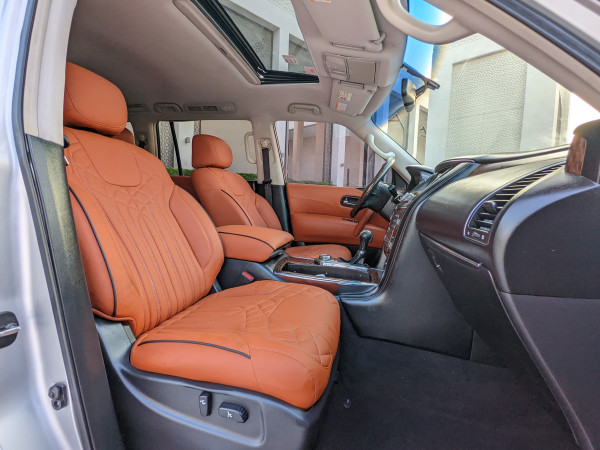 Nissan Patrol 2014  Silver LHD Petrol AT SUV 4WD view 6