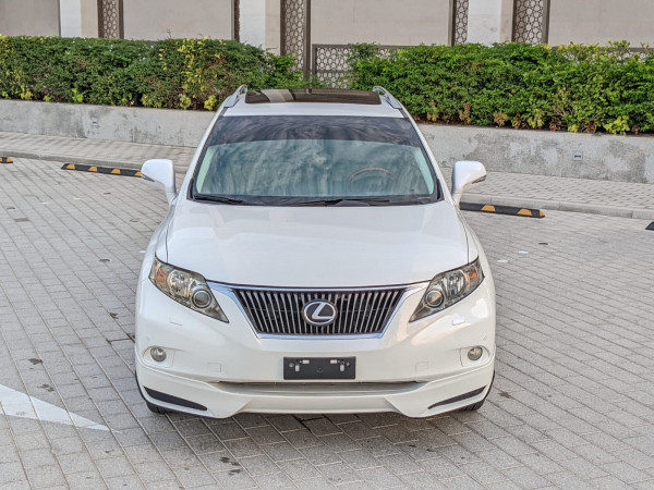 Lexus RX 350 2010  White LHD Petrol AT SUV Crossover 2WD view 2