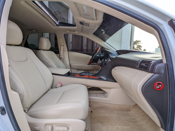Lexus RX 350 2010  White LHD Petrol AT SUV Crossover 2WD view 7