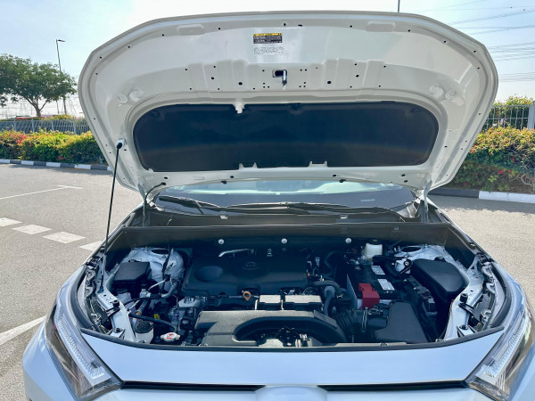 Toyota RAV 4 2023  White LHD Petrol AT SUV Crossover 2WD view 3