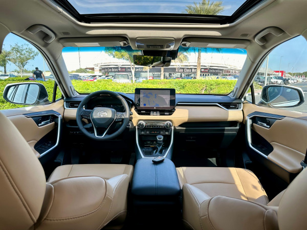 Toyota RAV 4 2023  White LHD Petrol AT SUV Crossover 2WD view 5