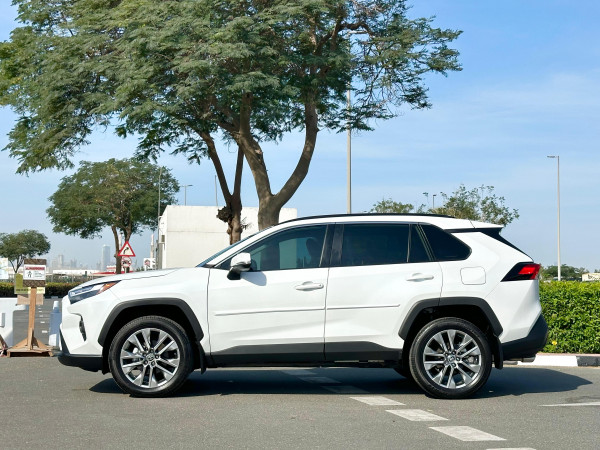 Toyota RAV 4 2023  White LHD Petrol AT SUV Crossover 2WD view 12