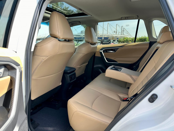 Toyota RAV 4 2023  White LHD Petrol AT SUV Crossover 2WD view 13