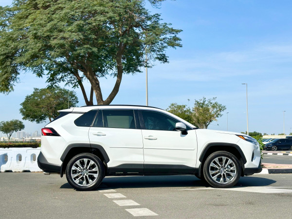 Toyota RAV 4 2023  White LHD Petrol AT SUV Crossover 2WD view 16