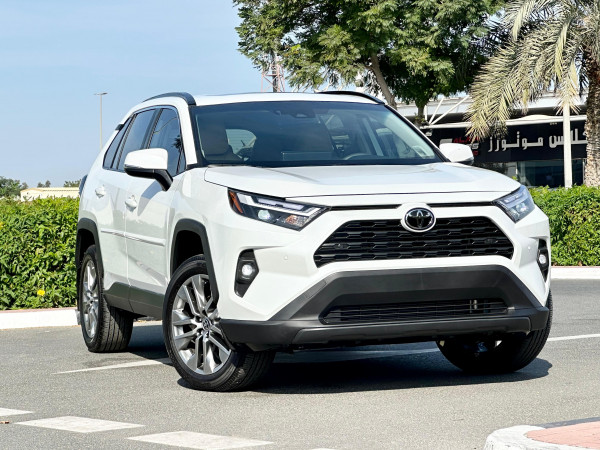 Toyota RAV 4 2023  White LHD Petrol AT SUV Crossover 2WD view 17