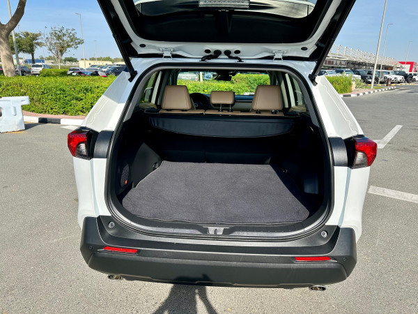 Toyota RAV 4 2023  White LHD Petrol AT SUV Crossover 2WD view 19