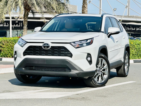 Toyota RAV 4 2023  White LHD Petrol AT SUV Crossover 2WD view 21