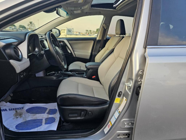 Toyota RAV 4 2017  Silver LHD Hybrid AT SUV Crossover 4WD view 2