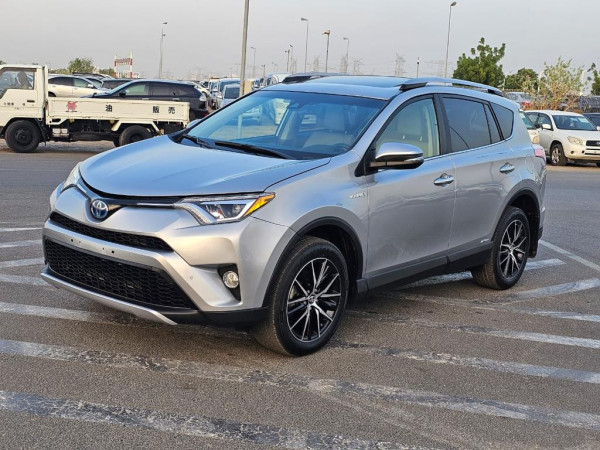 Toyota RAV 4 2017  Silver LHD Hybrid AT SUV Crossover 4WD view 17