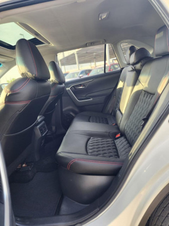 Toyota RAV 4 2019  White LHD Hybrid AT SUV Crossover 2WD view 6