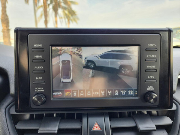 Toyota RAV 4 2019  White LHD Hybrid AT SUV Crossover 2WD view 13