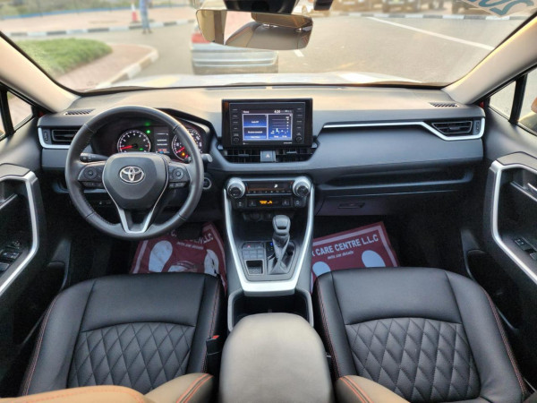 Toyota RAV 4 2022  Red LHD Petrol AT SUV Crossover 4WD view 2