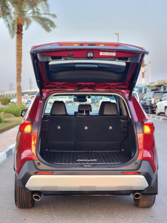 Toyota RAV 4 2022  Red LHD Petrol AT SUV Crossover 4WD view 6