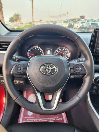 Toyota RAV 4 2022  Red LHD Petrol AT SUV Crossover 4WD view 10