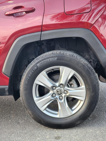 Toyota RAV 4 2022  Red LHD Petrol AT SUV Crossover 4WD view 12