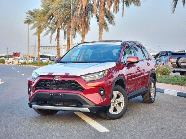 Toyota RAV 4 2022  Red LHD Petrol AT SUV Crossover 4WD view 17