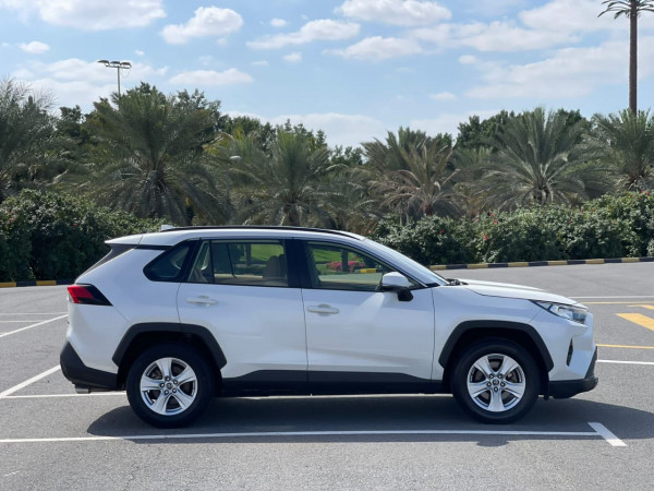 Toyota RAV 4 2019  White LHD Petrol AT SUV Crossover 4WD view 12