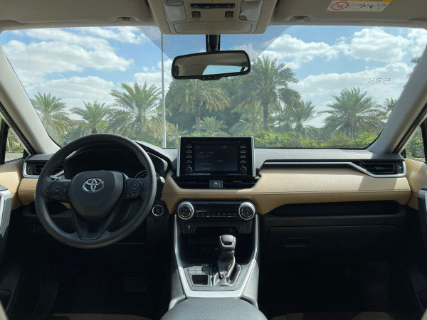 Toyota RAV 4 2019  White LHD Petrol AT SUV Crossover 4WD view 15