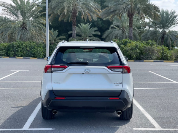Toyota RAV 4 2019  White LHD Petrol AT SUV Crossover 4WD view 17