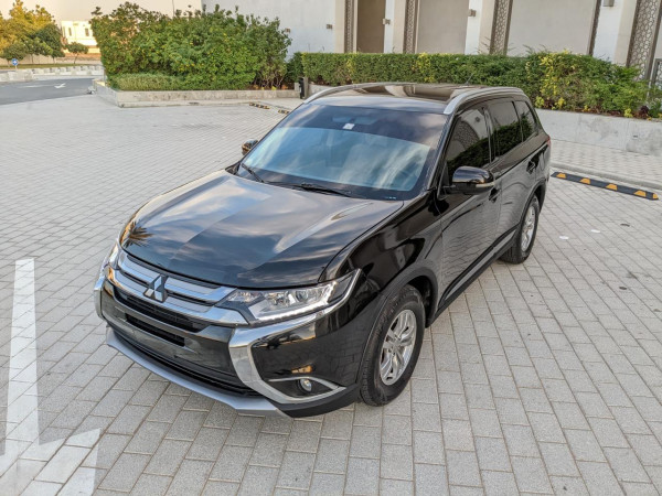 Mitsubishi Outlander 2016  Black LHD Petrol AT SUV 4WD view 9